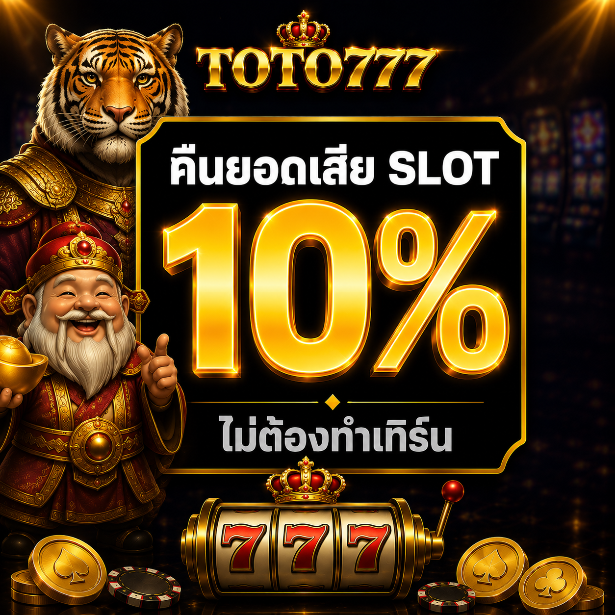 คืนยอดเสีย SLOT 10%